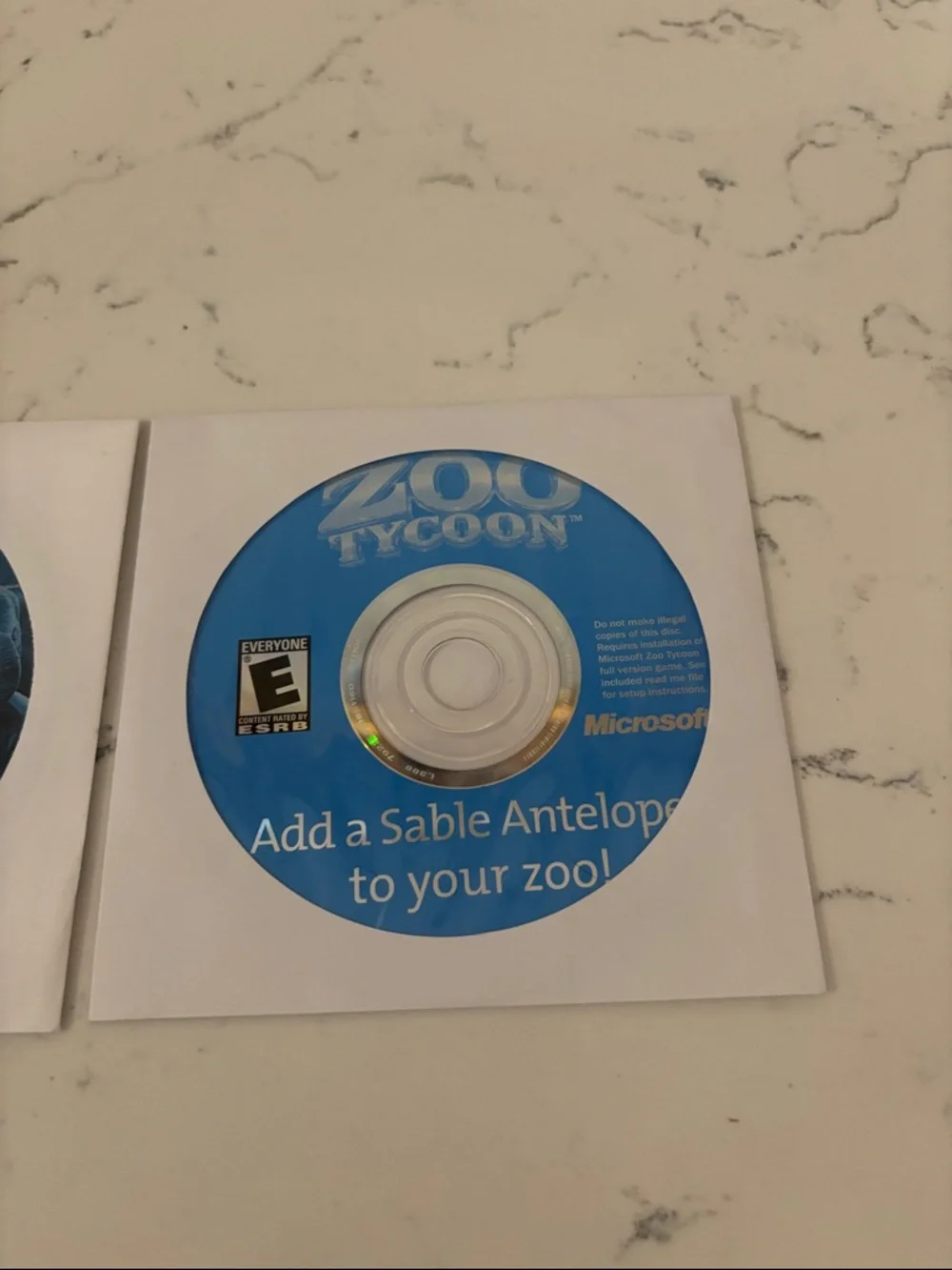 Microsoft Zoo Tycoon PC Game